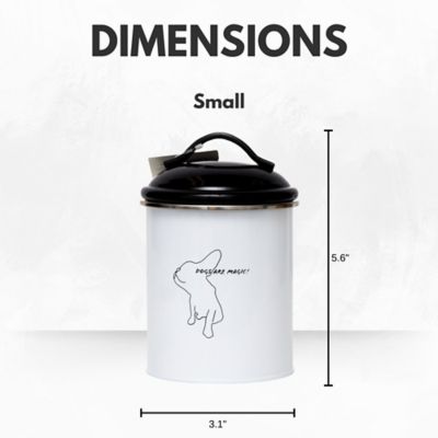 Image showing 5 th Country Living 3 pc. Pet Treat Storage Set, Dogs are Magic Design