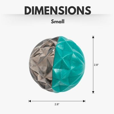 Image showing  Geometric Design Textured Ball Dog Chew Toy