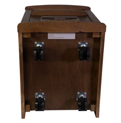 Image showing  Electric Infrared Quartz Comfort Furnace with Remote, 6 Elements, ECO, 1,000 sq. ft., 5,200 BTUs, French Walnut