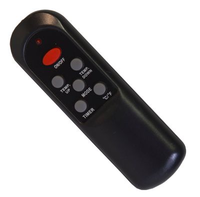 Image showing  Electric Infrared Quartz Comfort Furnace with Remote, 6 Elements, ECO, 1,000 sq. ft., 5,200 BTUs, French Walnut