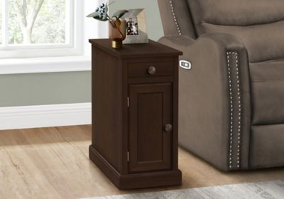 Monarch Specialties Accent Table With Drawer And Cabinet