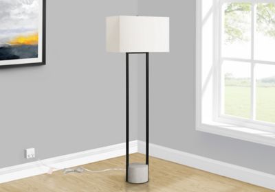Monarch Specialties Contemporary Modern Floor Lamp, 62 in.