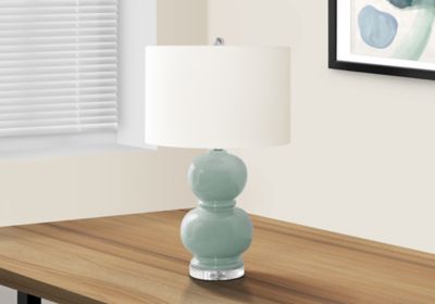 Monarch Specialties Contemporary Double Gourd Shape Table Lamp