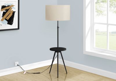 Monarch Specialties Floor Lamp With Shelf