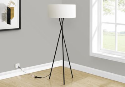 Monarch Specialties Contemporary Floor Lamp With Tripod Design