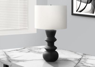 Monarch Specialties Table Lamp With Textured Base