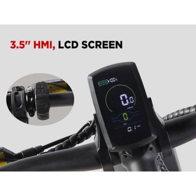 Image showing 9 th Young Electric E Scout Pro Step Through Electric Off Road Fat Tire Bike, 750W 48V20Ah Blue, 12803024BL
