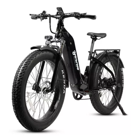 Young Electric E Scout Pro Step Through Fat Tire Off-Road Electric Bike 750W 48V 20Ah Gloss Black 12803024BLK Electric Bikes