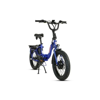 Image showing  E Urban Folding E Bike, 500W Front Motor, 48V 10Ah, 3 Ihg, Intense Blue