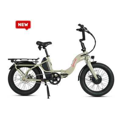 Young Electric E Urban Pro Folding E Bike, 500W Front Motor, 48V 15Ah, 7 Ihg, Torque Sensor, Satin Silver