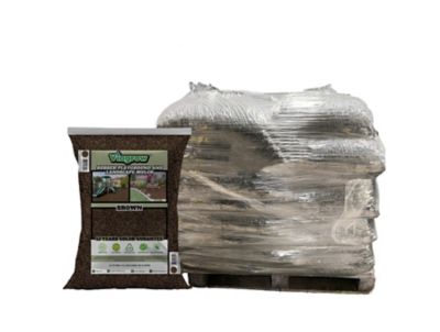 Viagrow Brown Rubber Playground and Landscape Mulch 37.5 CF pallet of 25 bags/1.38 cu. yds./1000 lbs.