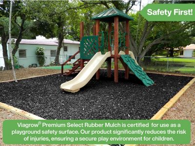 Image showing  Rubber Playground and Landscape No Dye Mulch, 37.5 CF pallet of 25 bags/1.38 cu. yds./1000 lbs.