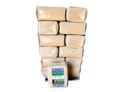 Viagrow 40 lb. Compressed Bag 6 cu. ft. Organic Rice Hulls, Soil Amendment 20-Pack Pallet