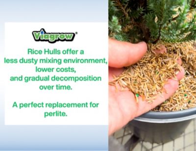Image showing  40 lb. Compressed Bag 6 cu. ft. Organic Rice Hulls, Soil Amendment 20-Pack Pallet