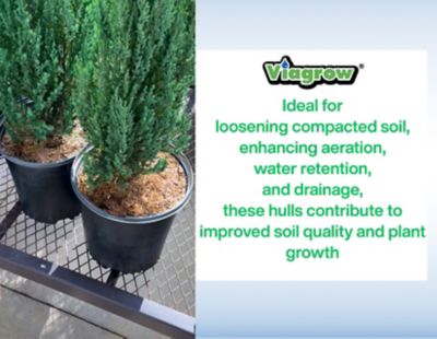 Image showing  40 lb. Compressed Bag 6 cu. ft. Organic Rice Hulls, Soil Amendment 20-Pack Pallet