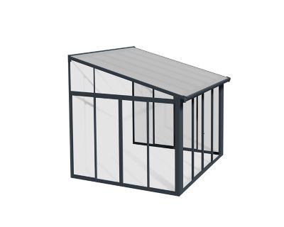 Canopia by Palram SanRemo 10 ft. x 10 ft. Patio Enclosure Gray, Clear