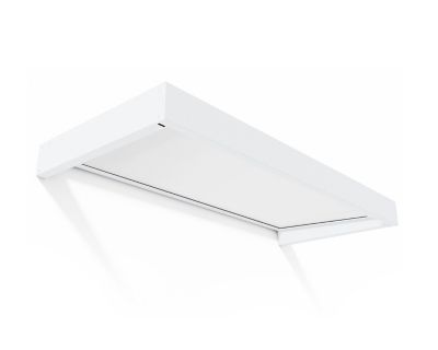 Canopia by Palram Sophia 2150 7 ft. x 3 ft. Awning, White, Mist