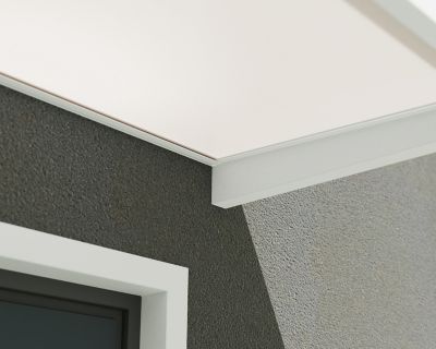 Image showing 6 th Canopia by Palram Sophia 2150, 7 x 3ft. Awning, White/Mist