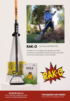Image showing 9 th Rak-O 4 in 1 Multi-Purpose Garden Tool