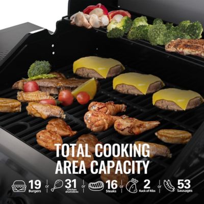 Image showing  4-Burner Propane Gas Grill, Black