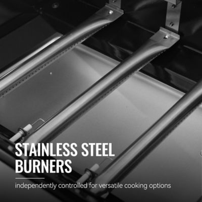 Image showing  4-Burner Propane Gas Grill, Black