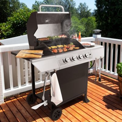 Image showing 9 th Royal Gourmet 4-Burner Propane Gas Grill, Black