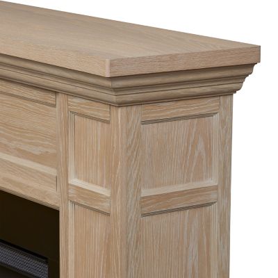 Image showing 5 th Real Flame Alcott 75 in. Landscape Electric Fireplace in White Oak, 4130E-AGB