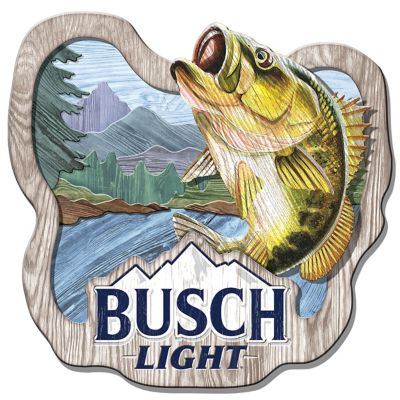 Anheuser-Busch Busch Light Fishing 23 in. MDF