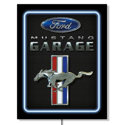 Ford 18 in. x 23 in. Backlit Mustang 2 LED Sign