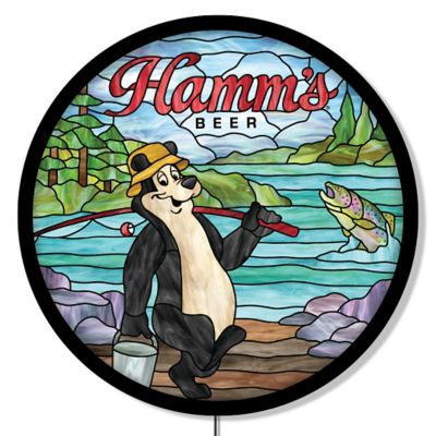 Miller-Coors 23 in. Round Backlit Hamms LED Sign