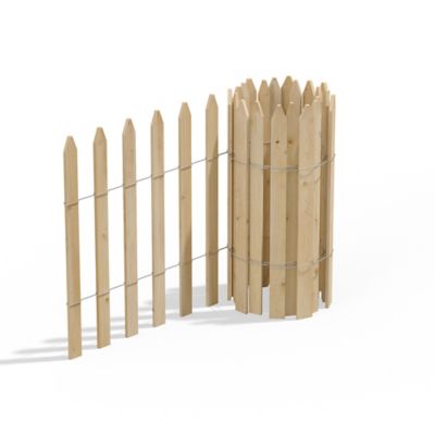 Image showing  15 ft. x 24 in. Cedar Garden Fence