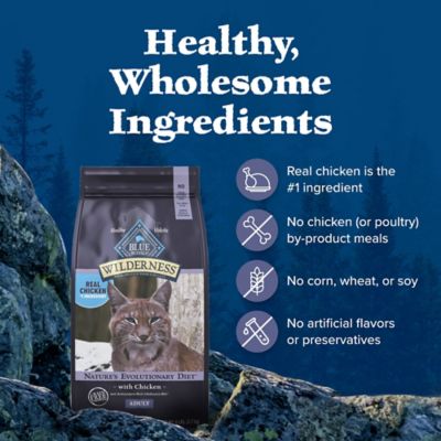 Image showing 5 th Blue Buffalo Wilderness High-Protein, Grain-Free Natural Dry Food for Adult Cats