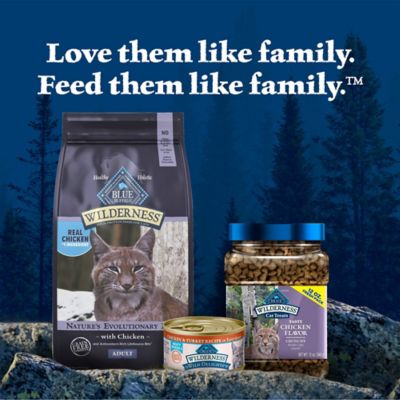 Image showing 8 th Blue Buffalo Wilderness High-Protein, Grain-Free Natural Dry Food for Adult Cats