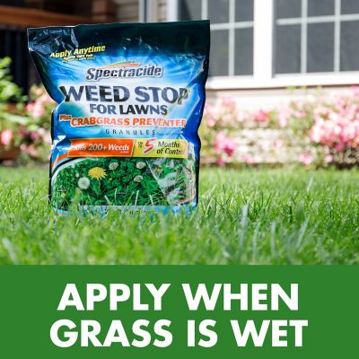 Image showing 8 th Spectracide Weed Stop for Lawns Plus Crabgrass Preventer Granules