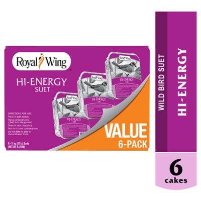 Royal Wing Hi-Energy Suet Cakes, 6-Pack