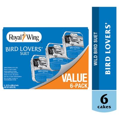 Royal Wing Bird Lovers' Suet Cakes, 6-Pack