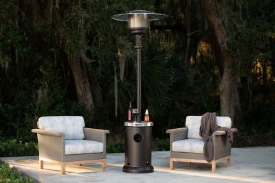 Image showing  Mocha Finish Patio Heater with LED Table