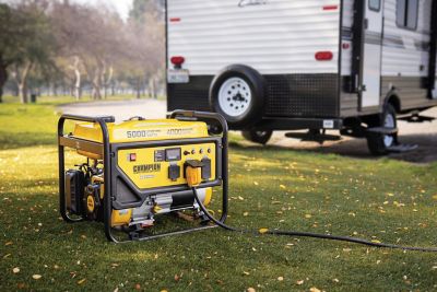 Image showing 7 th Champion Power Equipment 5,000/4,000-Watt Gasoline Powered Portable Generator, RV-Ready, CO Shield