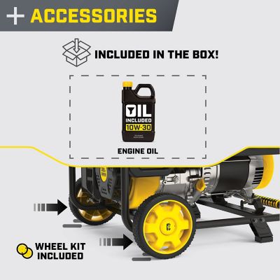 Image showing 5 th Champion Power Equipment 7850-Watt Portable Generator with CO Shield
