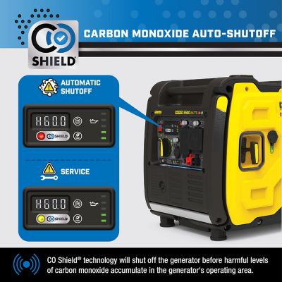 Image showing 8 th Champion Power Equipment 5,500/4,000 W Dual-Fuel Inverter Generator, Electric Start, RV-Ready, Quiet Technology and CO Shield