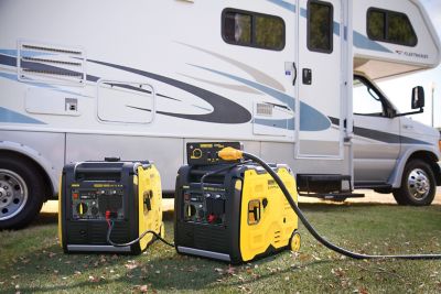 Image showing 9 th Champion Power Equipment 5,500/4,000 W Dual-Fuel Inverter Generator, Electric Start, RV-Ready, Quiet Technology and CO Shield