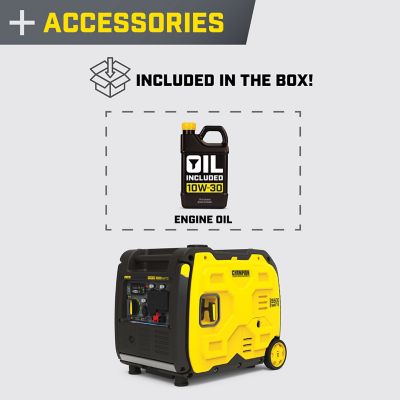 Image showing 6 th Champion Power Equipment 5,500/4,000-Watt Gasoline Powered Portable Inverter Generator, RV-Ready, Quiet Technology, CO Shield