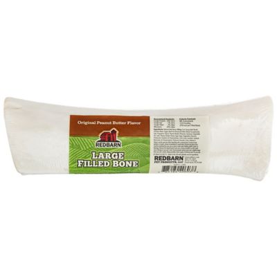 Redbarn Large Peanut Butter Filled Bone Dog Chew Treat, 8 oz.