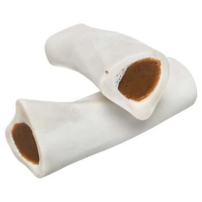 Image showing  Large Peanut Butter Filled Bone Dog Chew Treat, 8 oz.