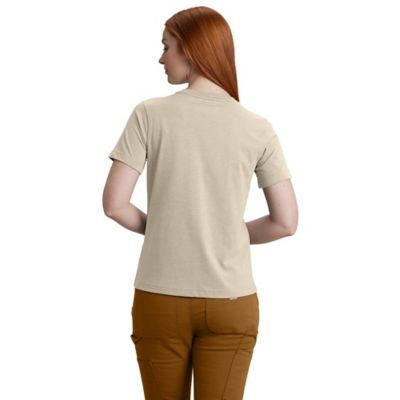 Image showing  Women's Relaxed Fit Lightweight Crew Neck Short-Sleeve Pocket T-Shirt