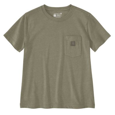 Image showing  Women's Relaxed Fit Lightweight Crew Neck Short-Sleeve Pocket T-Shirt
