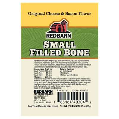 Image showing  Cheese and Bacon Filled Bone Dog Chew Treat, 1 ct.
