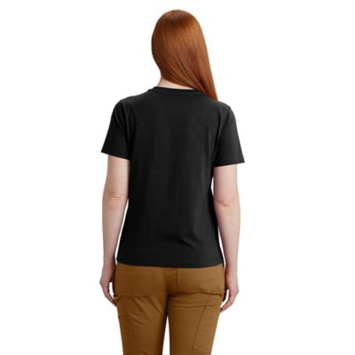 Image showing  Women's Relaxed Fit Lightweight Crew Neck Short-Sleeve Pocket T-Shirt