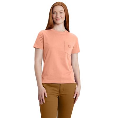 Carhartt Women's Relaxed Fit Lightweight Crew Neck Short-Sleeve Pocket T-Shirt