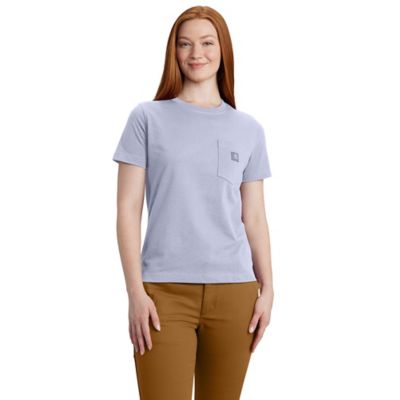 Carhartt Women's Relaxed Fit Lightweight Crew Neck Short-Sleeve Pocket T-Shirt